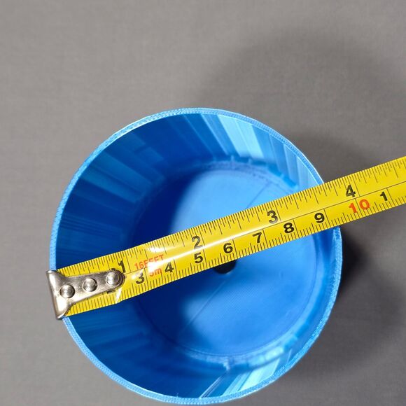 Aquaponic Aquarium Wicking Planter Pot White Blue Self Watering Fish Tank Decor - Picture 10 of 15